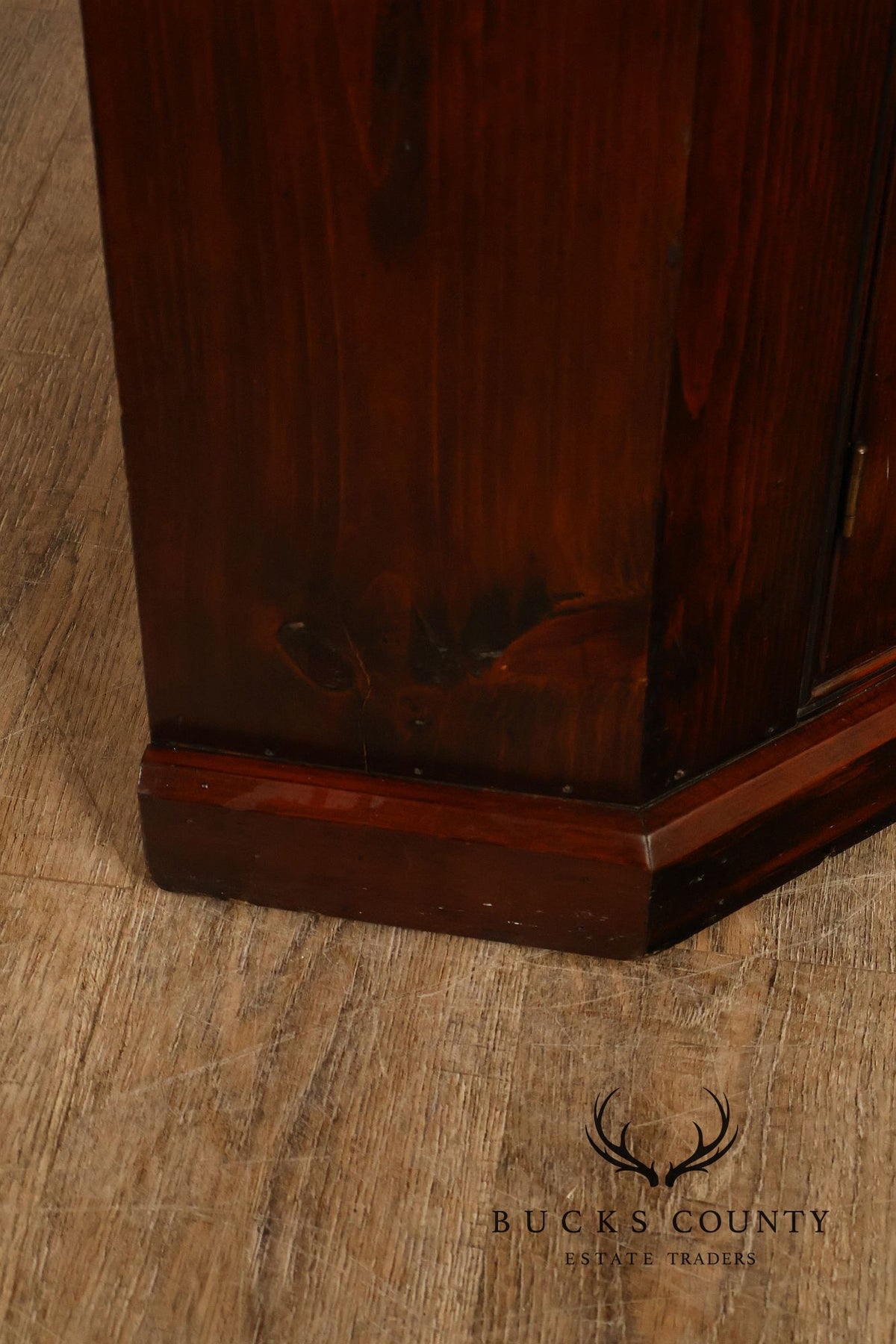Stephen Von Hohen Farmhouse Pine Corner Cupboard