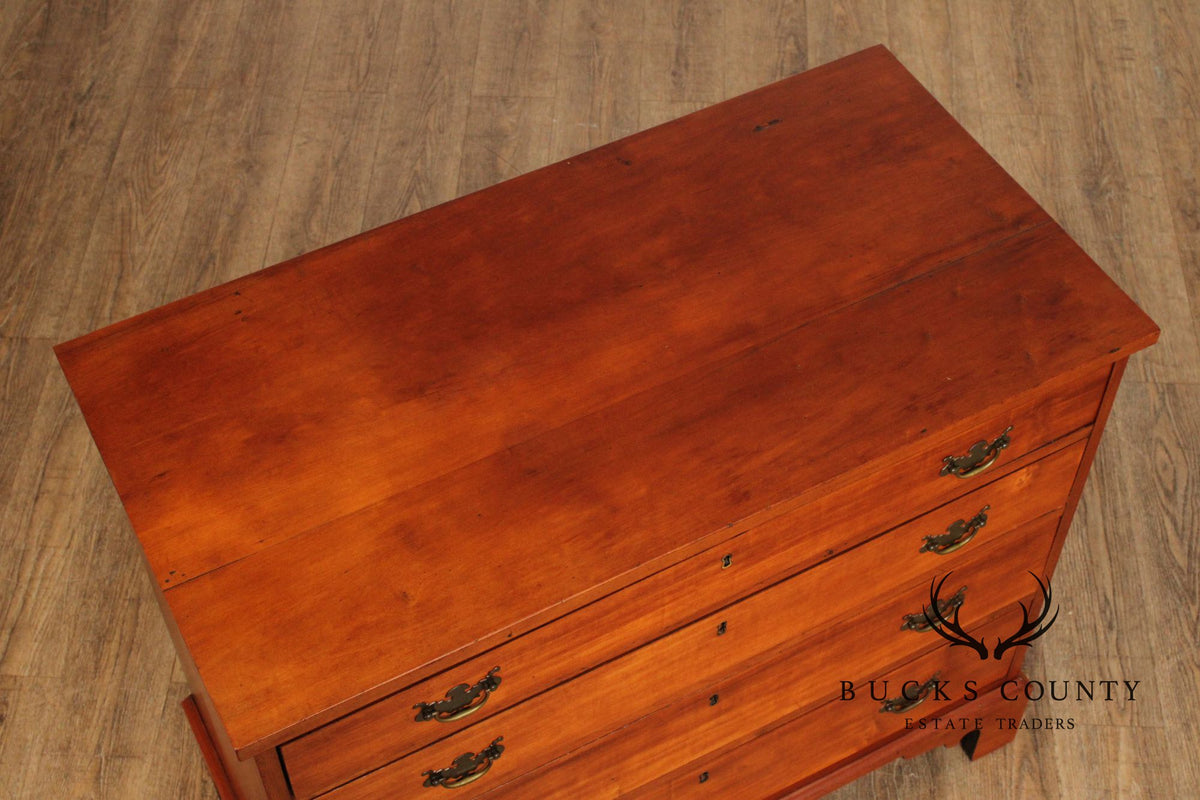 Antique American Chippendale Period Maple Chest of Drawers