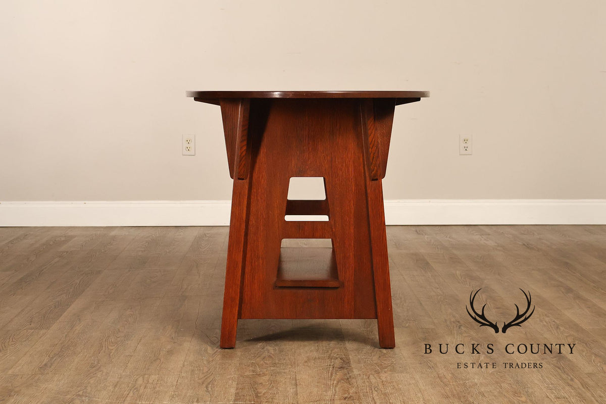 Stickley Mission Collection Oak Limbert Library Table