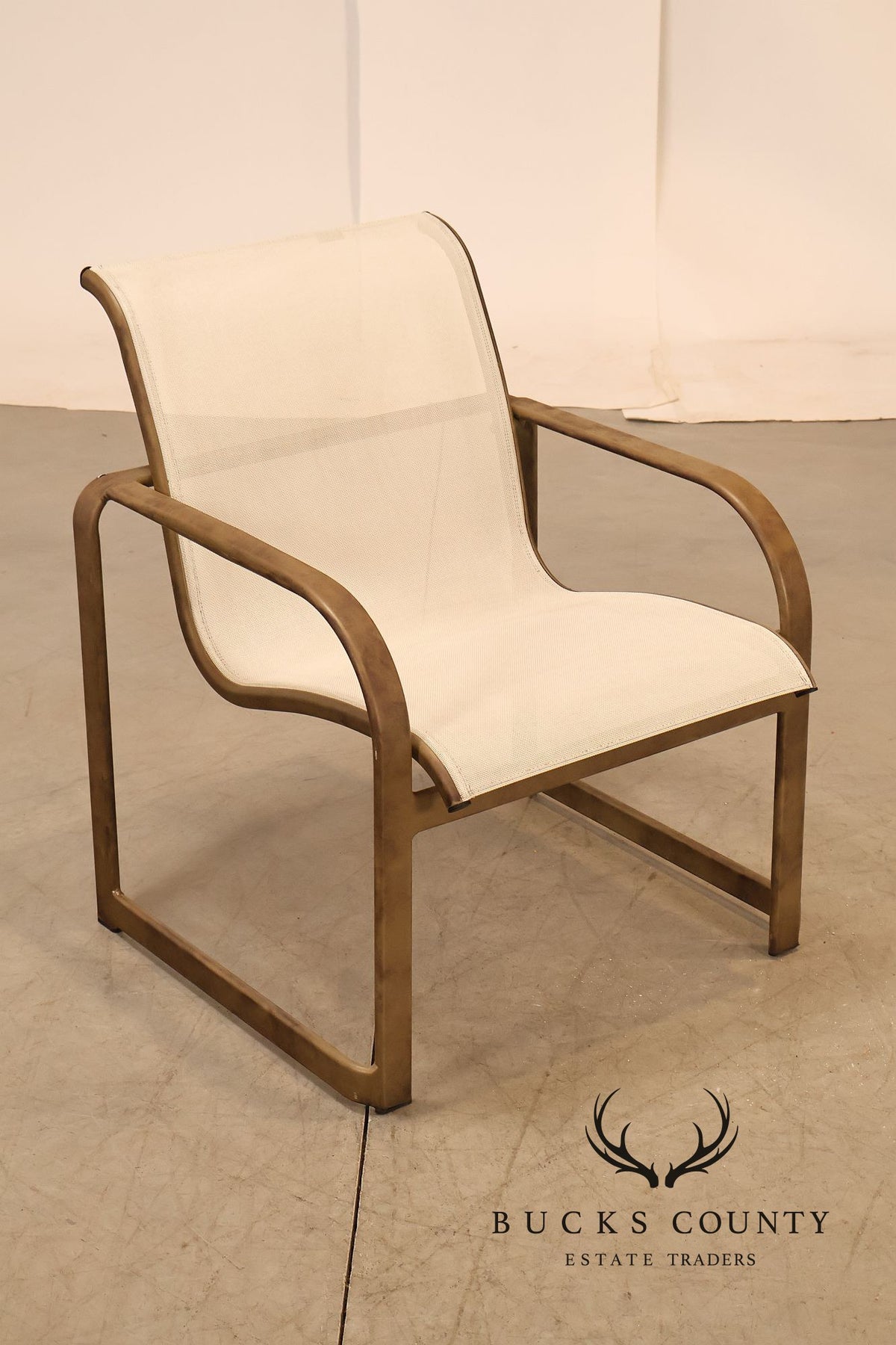 Brown Jordan Quantum Set of Four Outdoor Patio Dining Chairs
