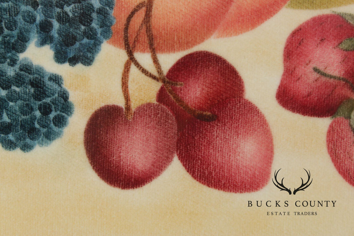 Linda Brubaker Fruit Theorem Painting on Velvet