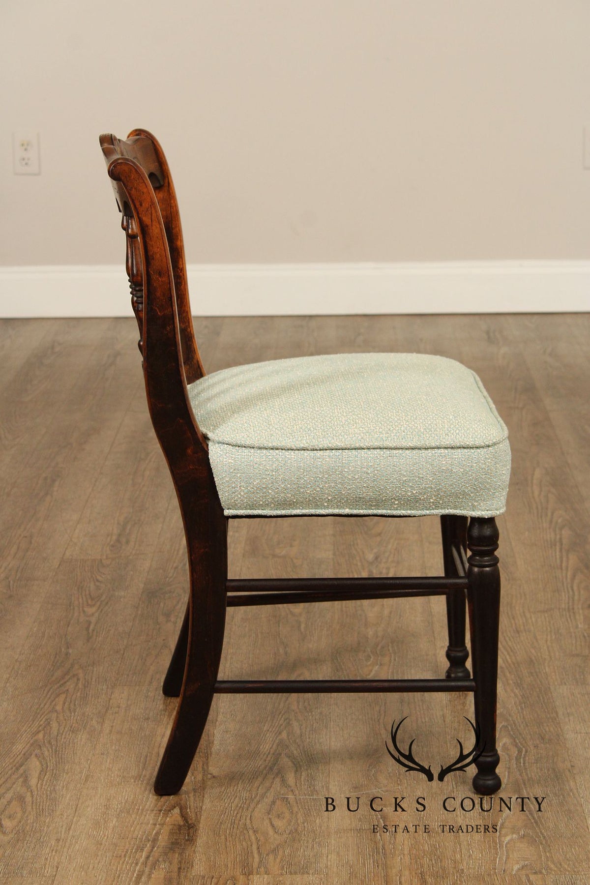 Antique Sheraton Hand Painted Side Chair