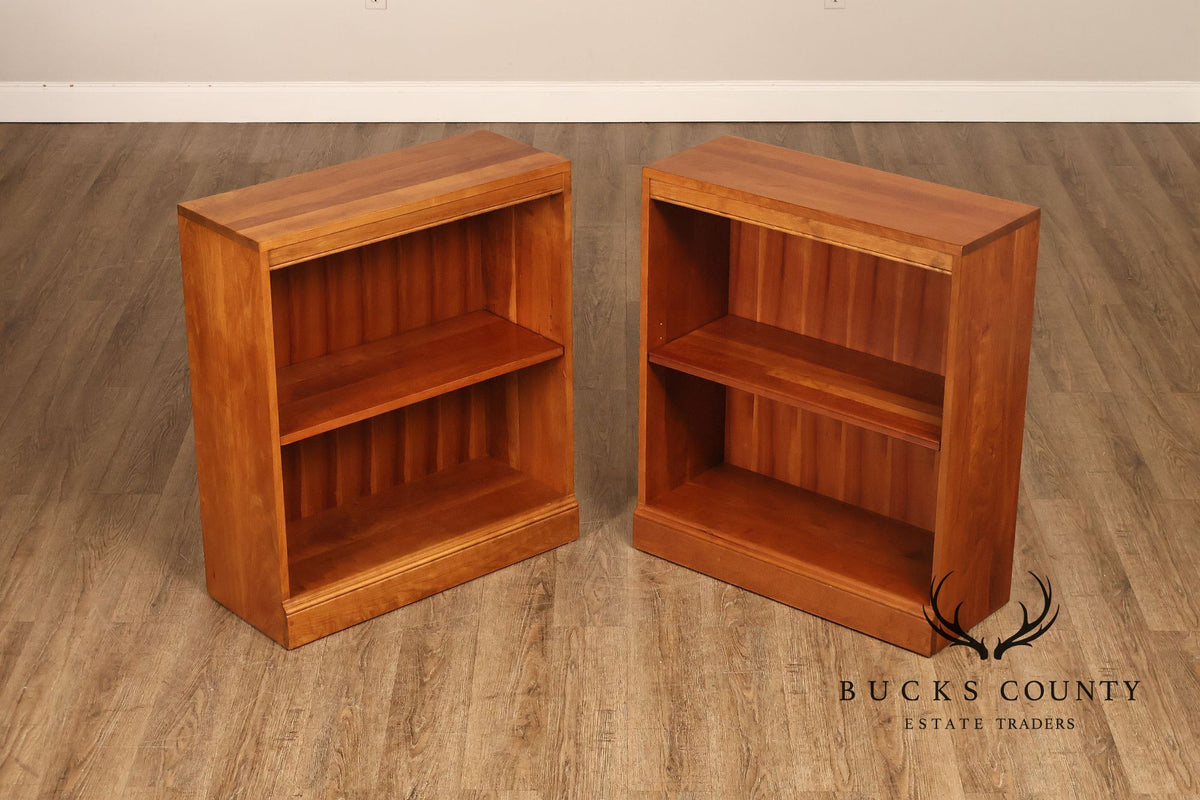 Stickley Mission Collection Cherry Pair Of Bookcases