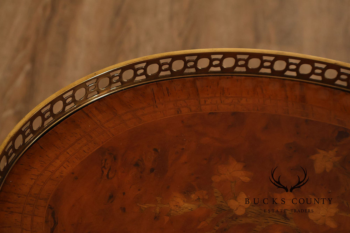 Maitland Smith French Louis XV Style Kidney Table