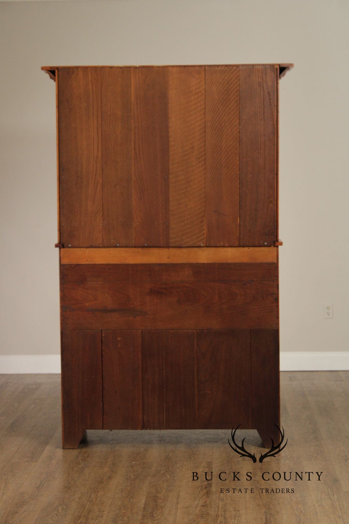 Custom Amish Crafted Primitive Farmhouse Hutch Cabinet