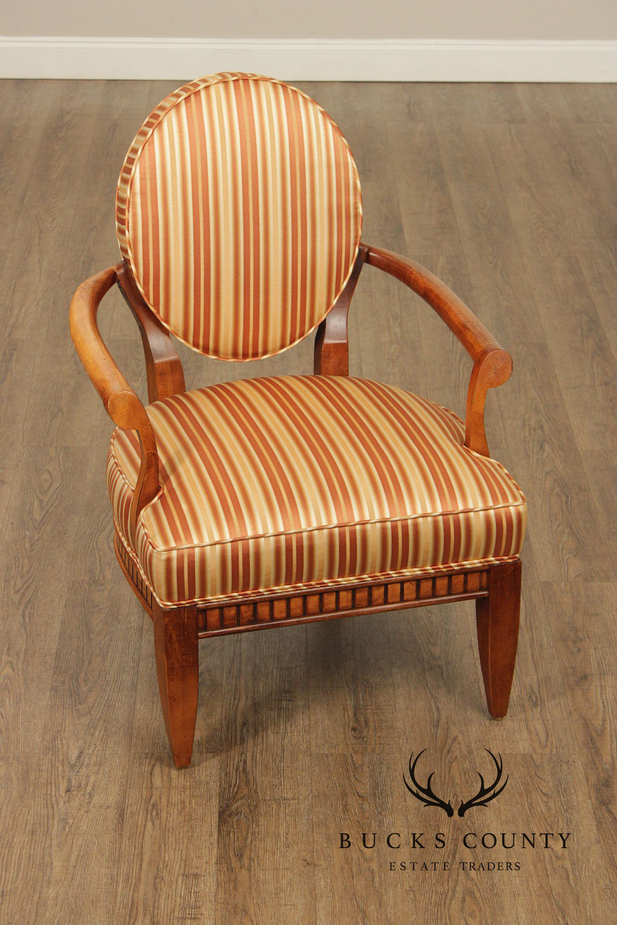 Century Chair Co. Art Deco Style Pair of Armchairs