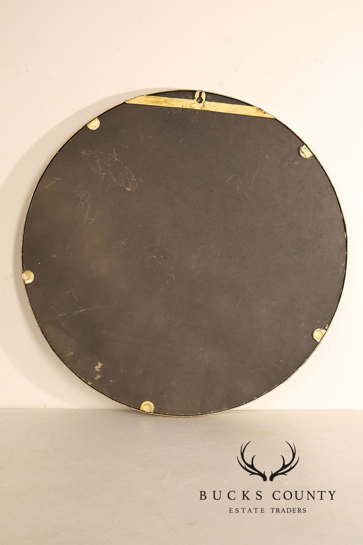 Contemporary Round Rope Twist Wall Mirror