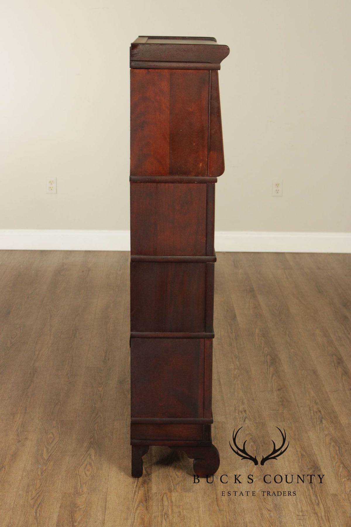 Hale Mahogany Barrister Secretary Bookcase With Desk