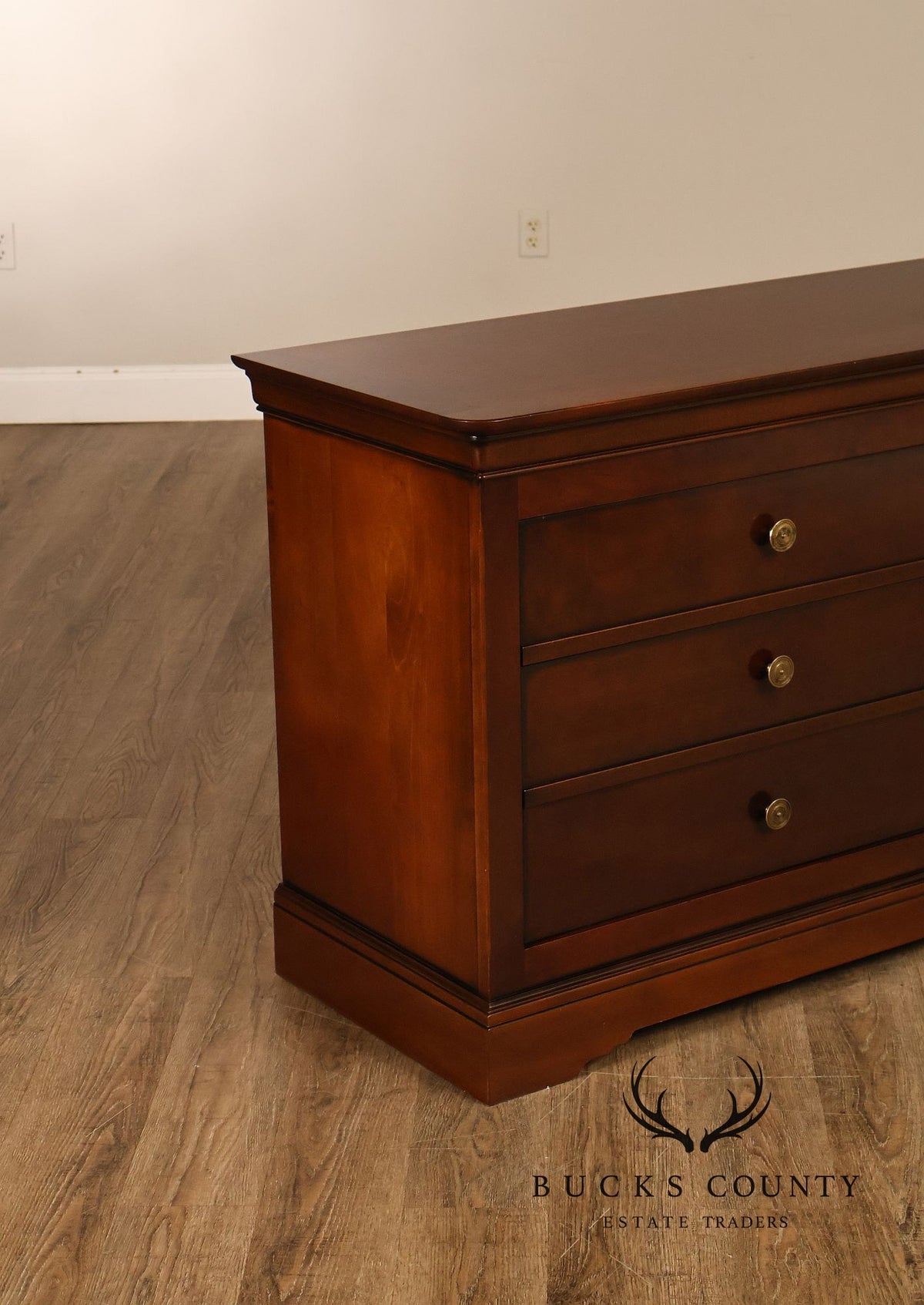 Grange French Louis Philippe Style Cherry Double Dresser