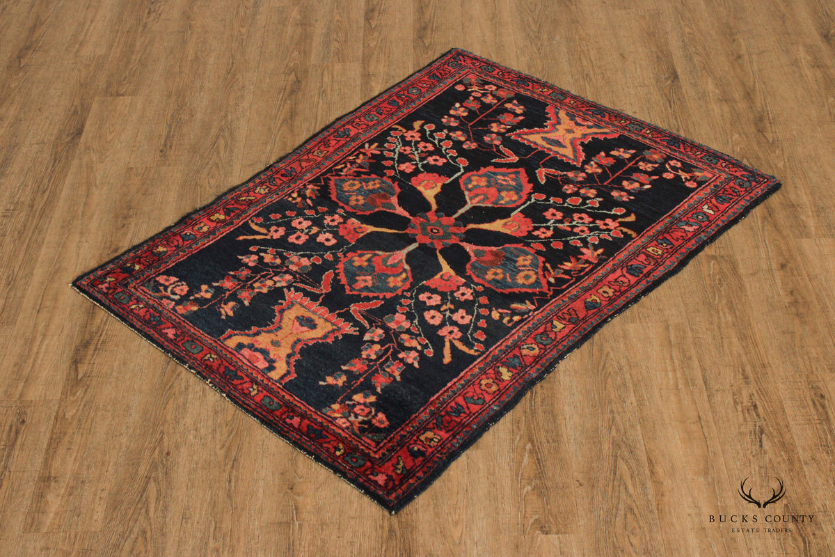Persian Style Tribal Hamadan Area Rug, 4.5' x 3.5'