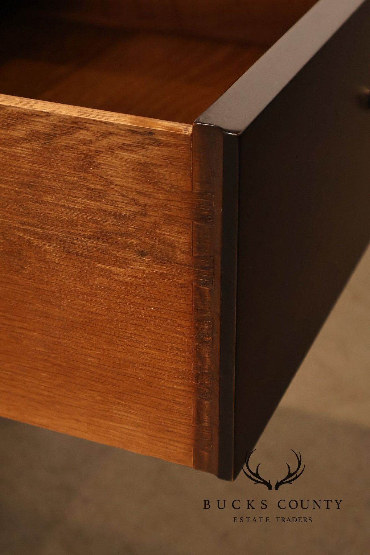 Baker Furniture Mahogany Four Tier Étagère With Drawer