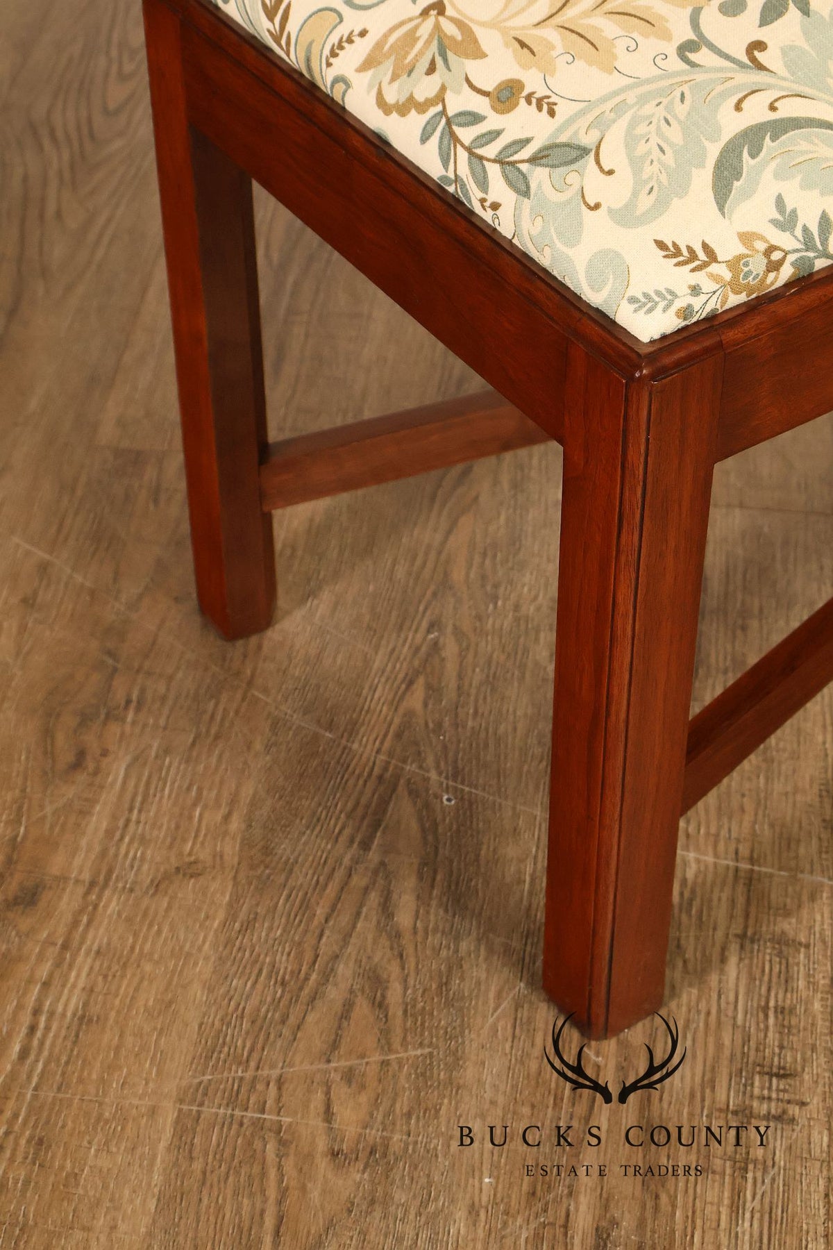Chippendale Style Mahogany Window Bench