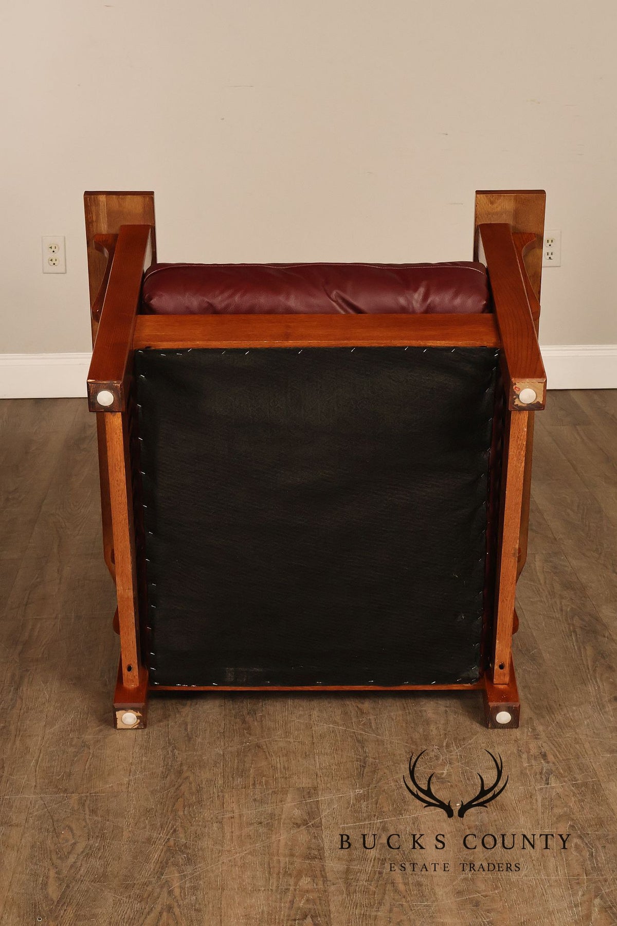 Bassett Furniture Mission Style Oak Morris Chair