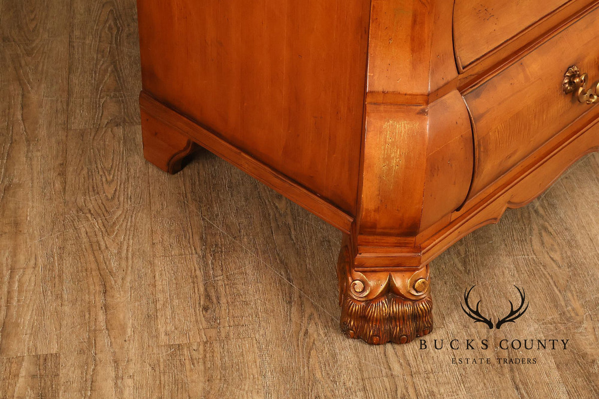 Century Furniture French Provincial Style Bombe Chest