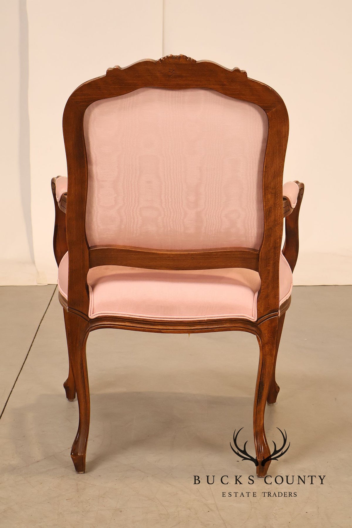 Ethan Allen French Louis XV Style Fauteuil Armchair