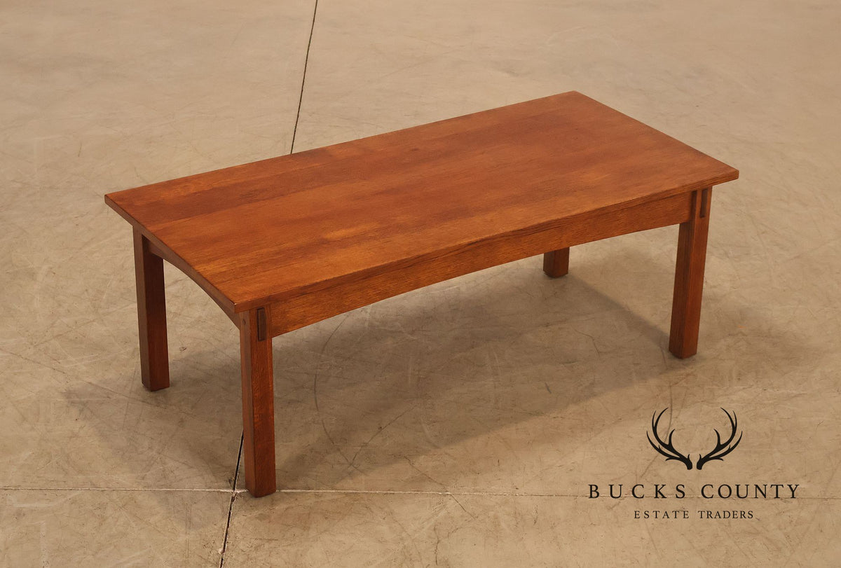 Stickley Mission Collection Oak Cocktail Table