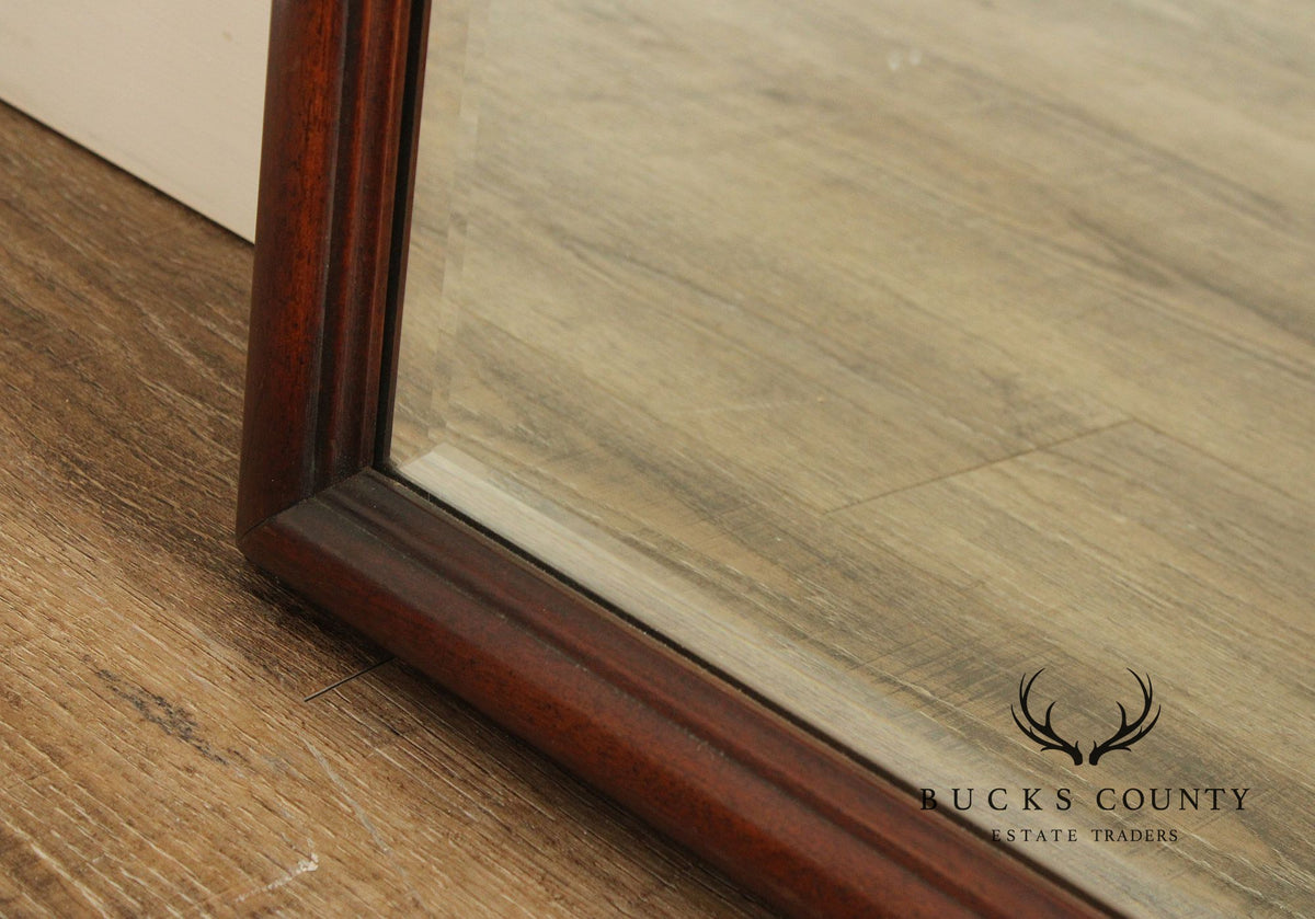 Vintage Mahogany Arched Wall Mirror