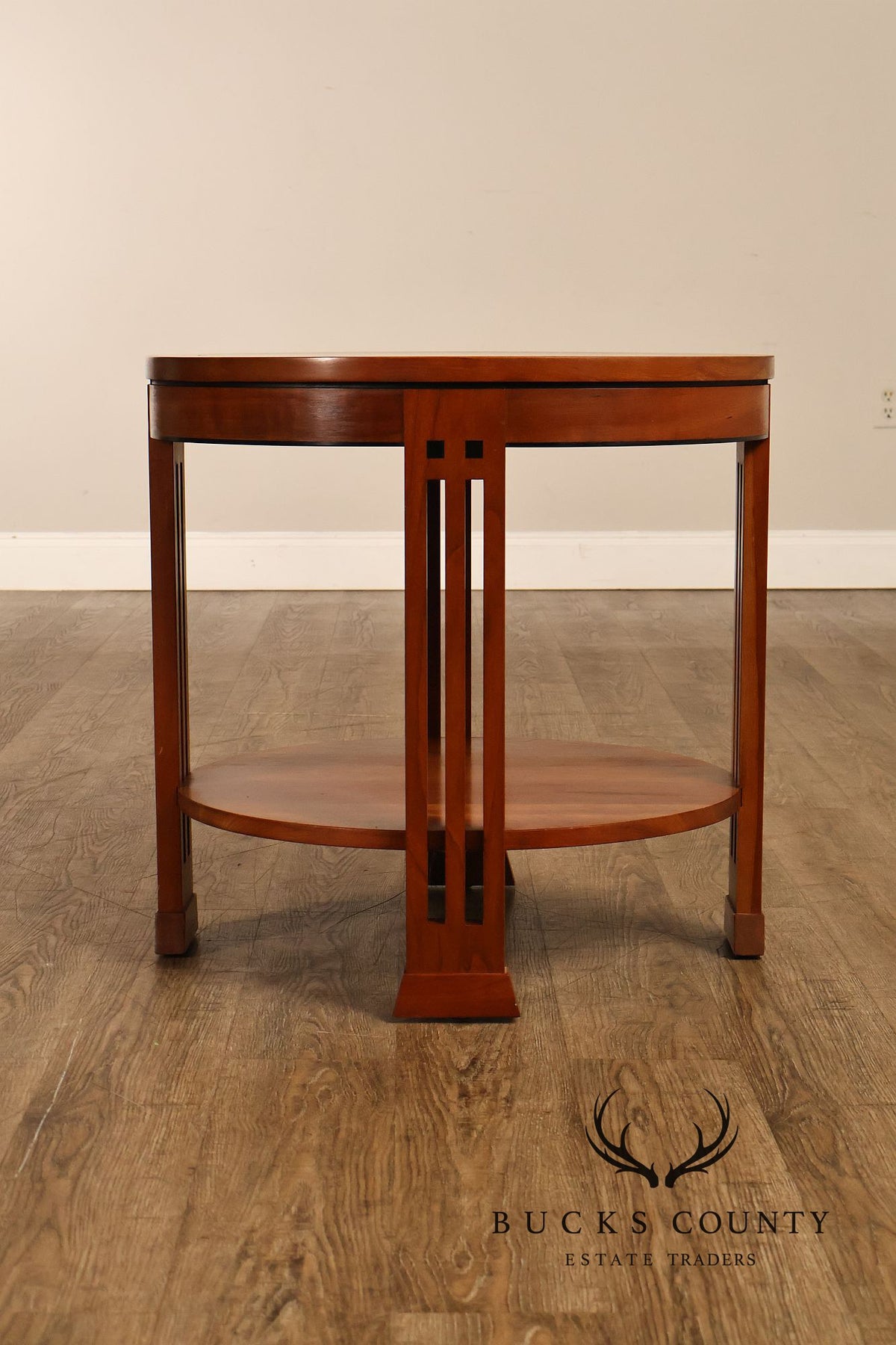 Stickley 21st Century Collection Round Cherry Lamp Table