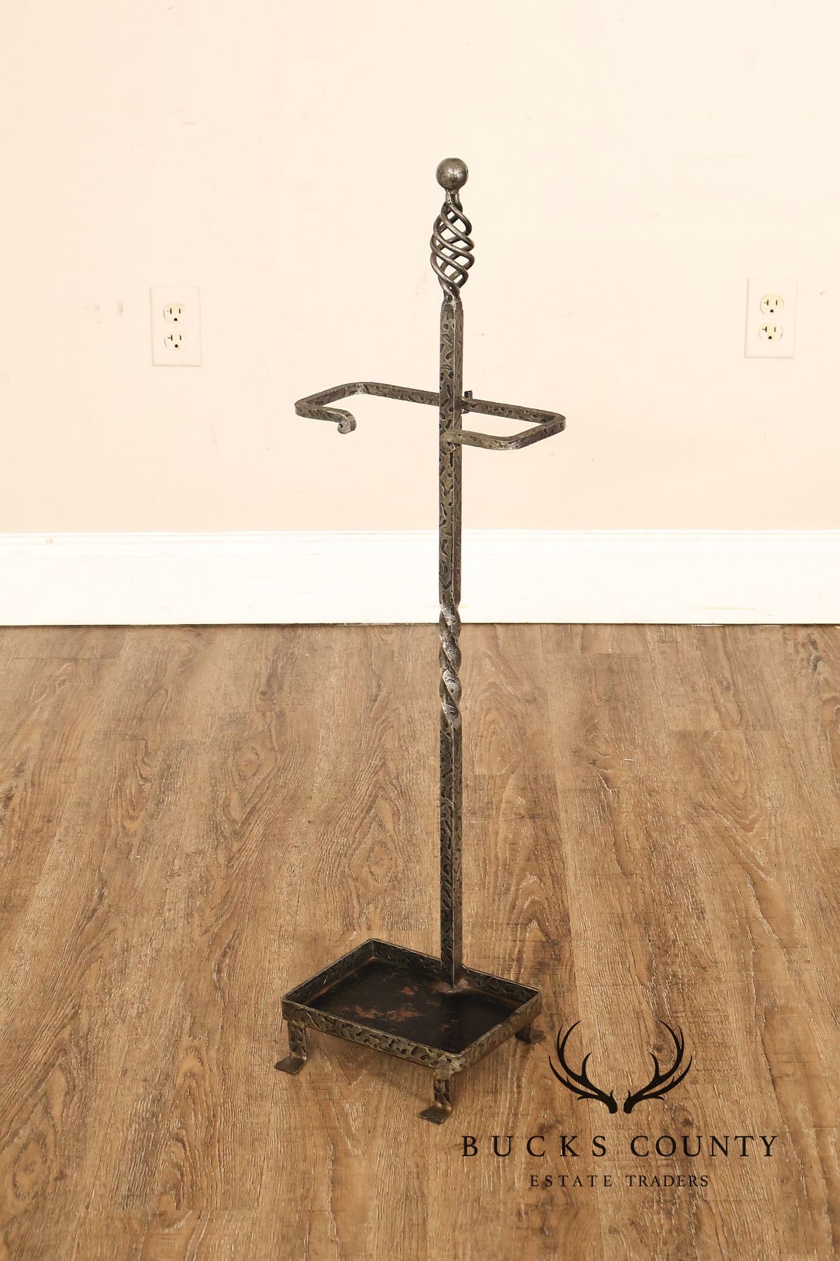 Wrought Iron Fireplace Five-Piece Tool Set