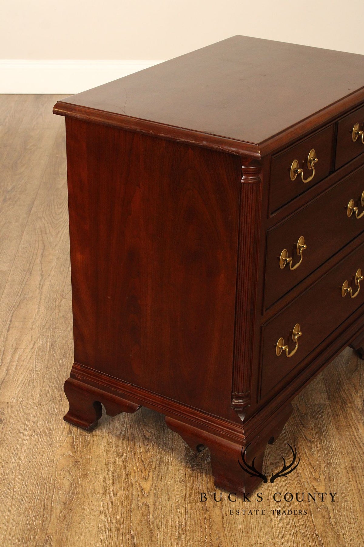 Stickley Chippendale Style Mahogany Nightstand