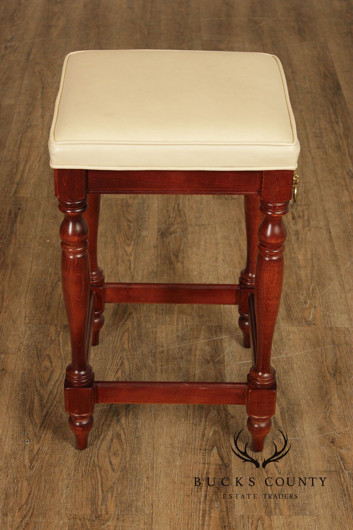 Pulaski Furniture Brass Top Lion Head Bar With Two Stools