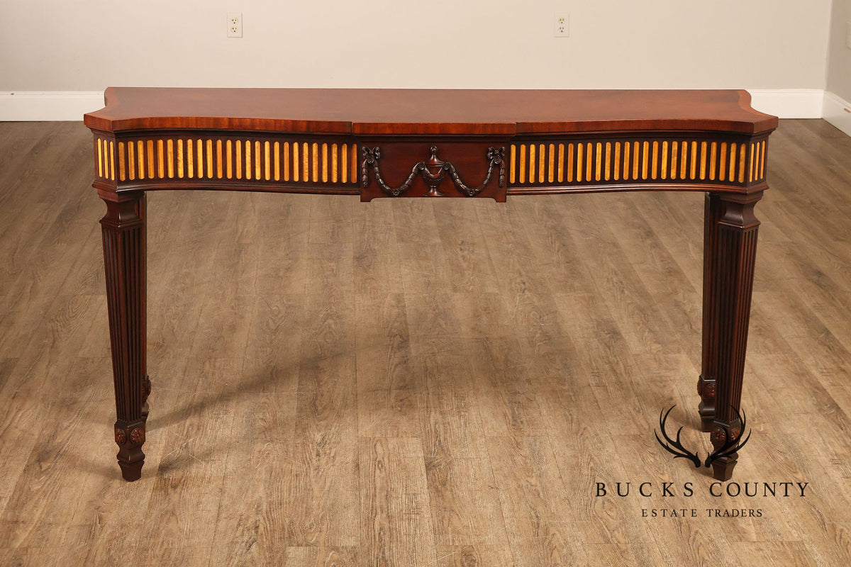 Henkel Harris Federal Style Mahogany Console Table