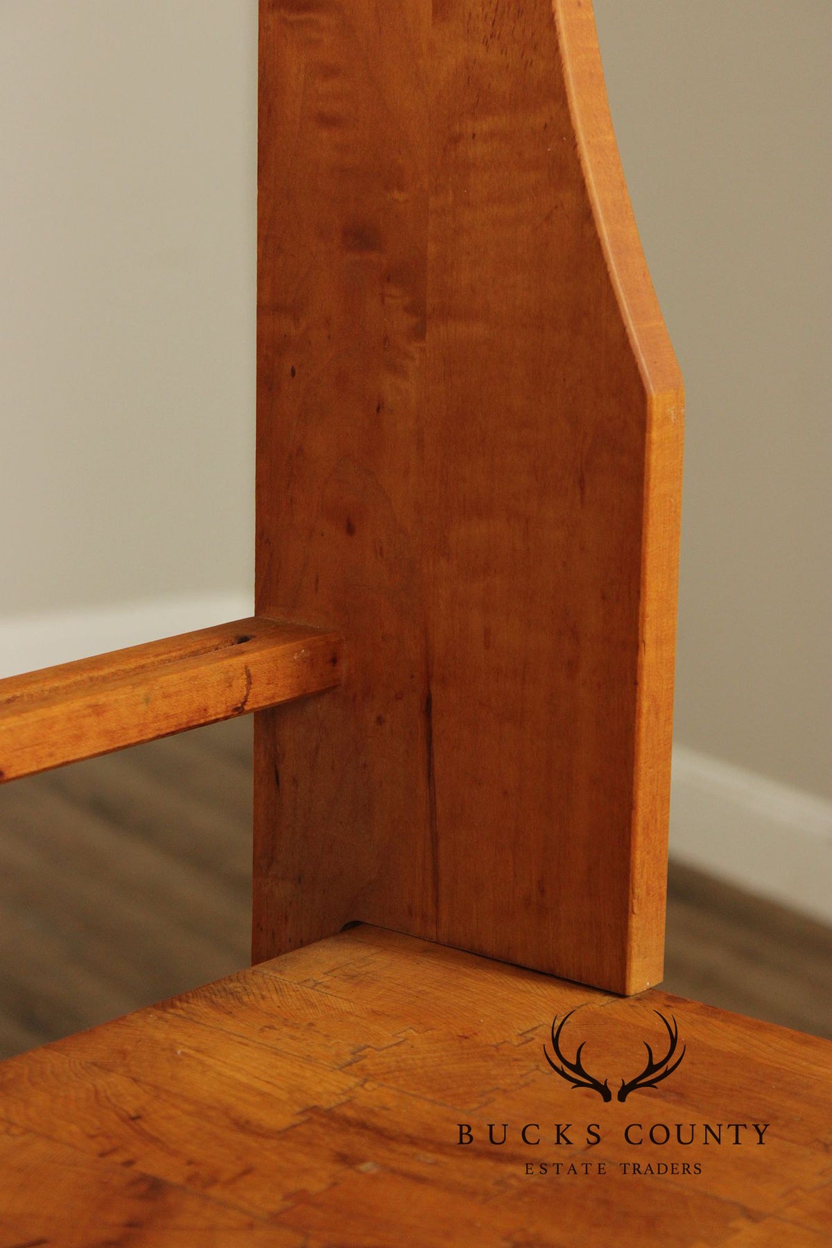 Bally Block Co. Solid Maple Butcher Block Work Table With Upper Rack