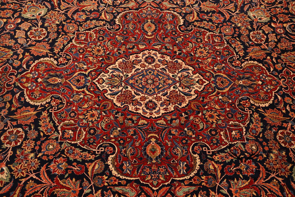 Large Hand Tied Traditional Persian Style Area Rug