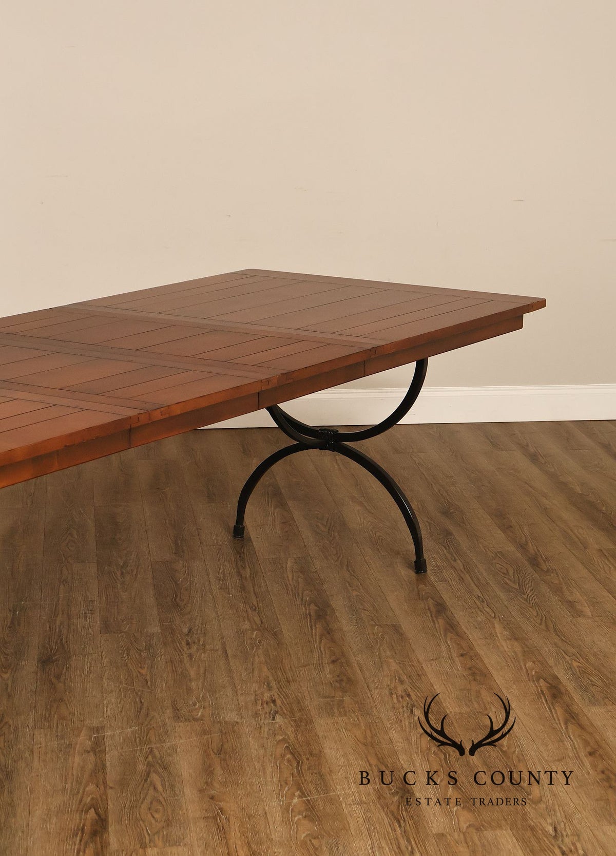 Charleston Forge Wrought Iron Expandable Dining Table