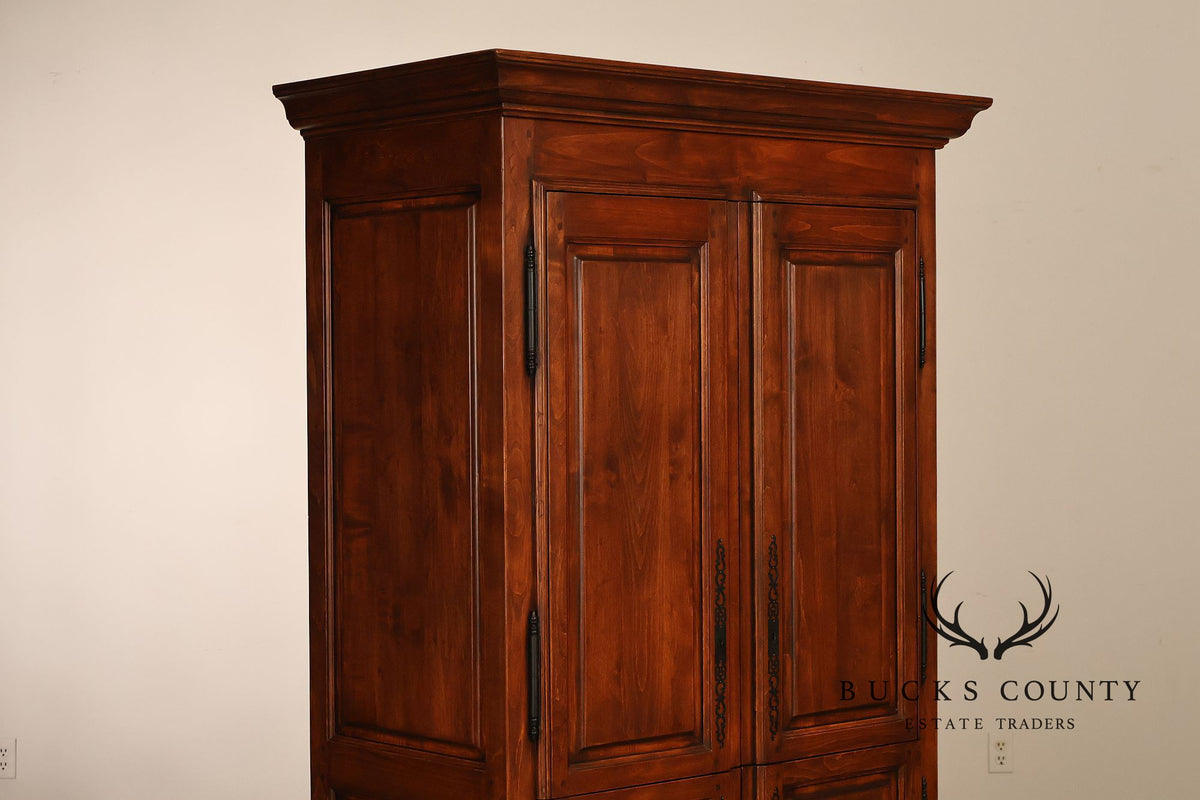 Traditional Entertainment Armoire Media Cabinet