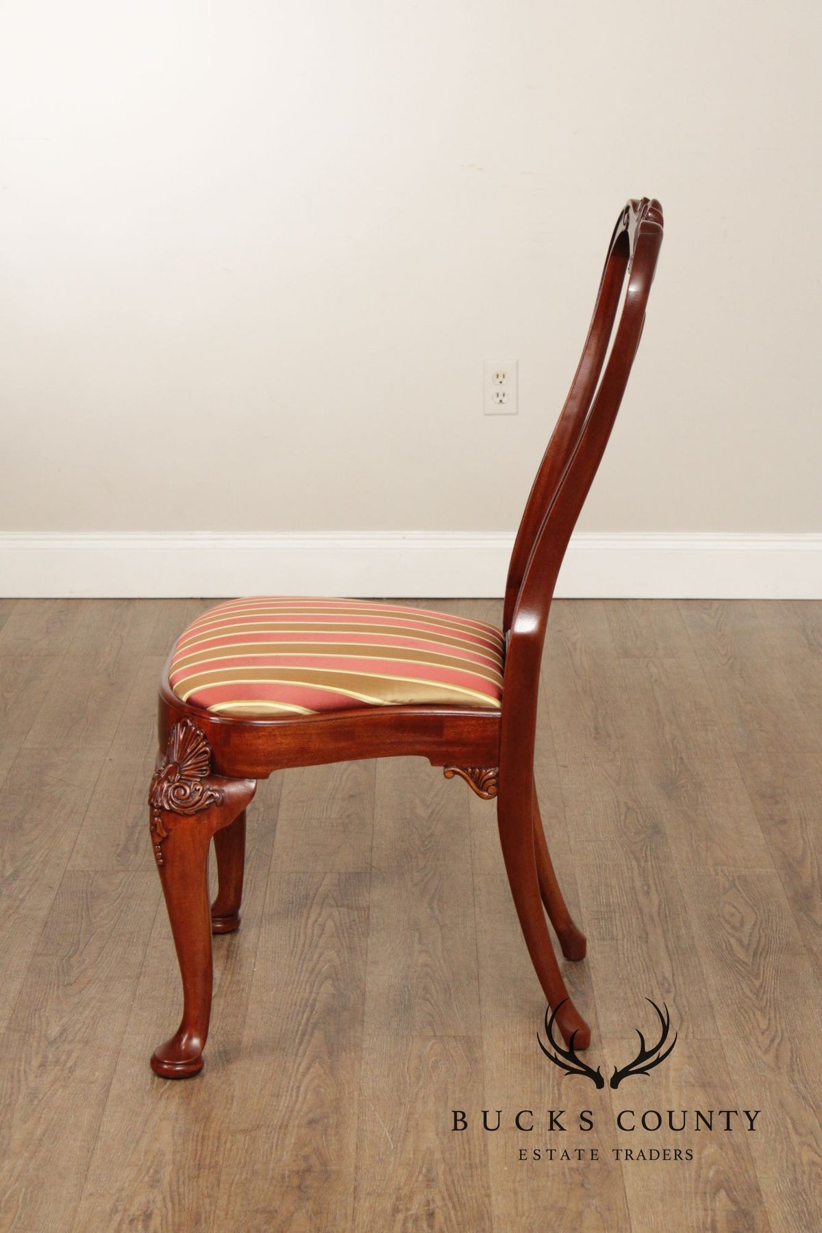 Hickory Chair Georgian Style Set of Six Mahogany Dining Chairs