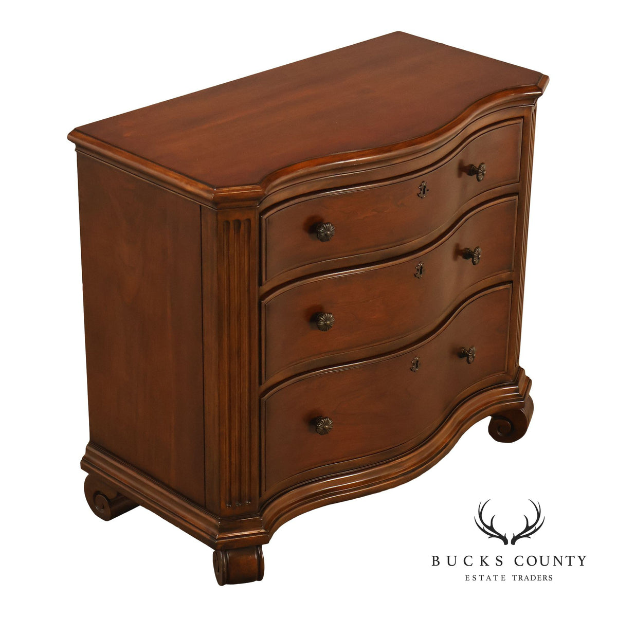 Ethan Allen 'Tuscany' Cherry Bedside Chest of Drawers
