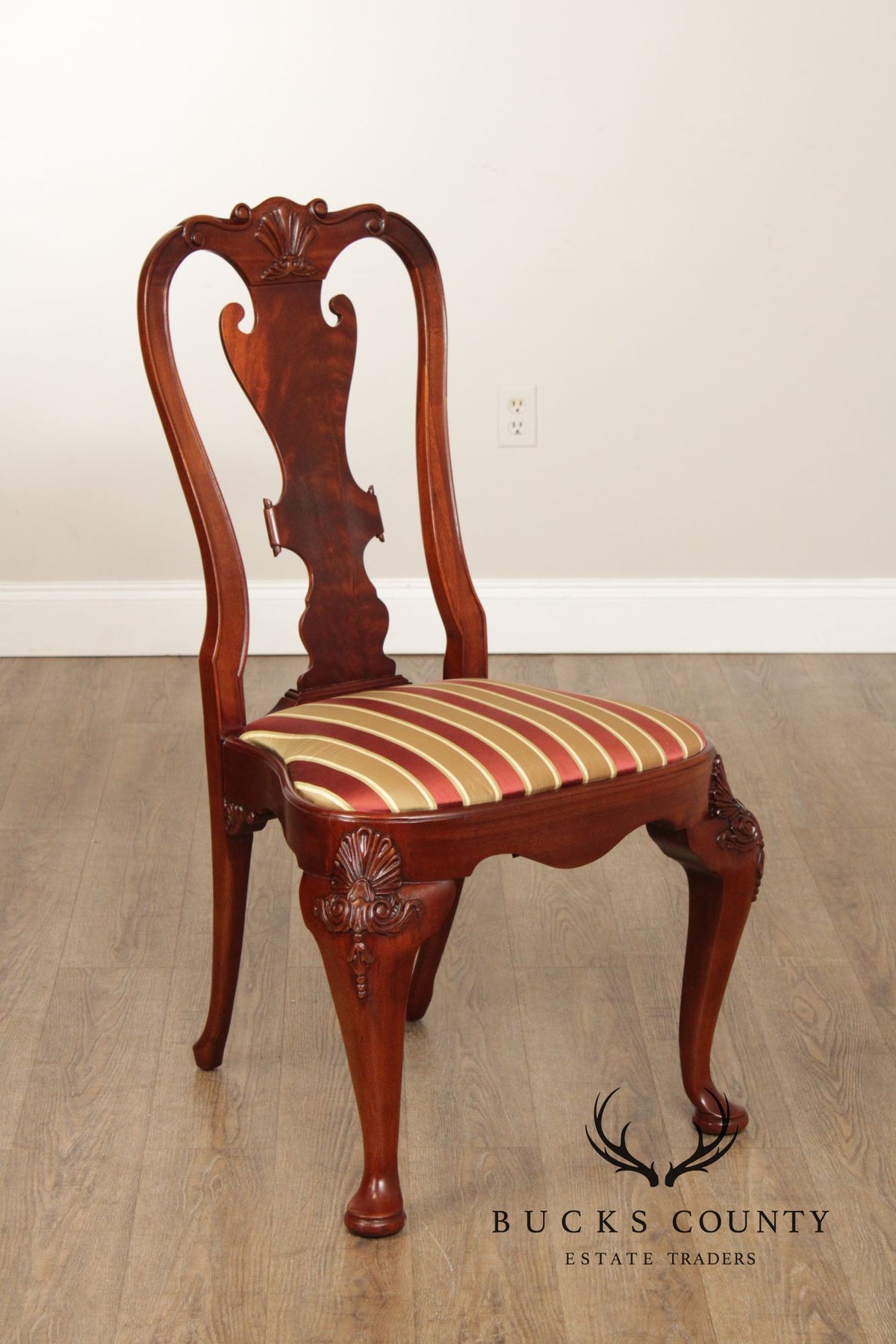 Hickory Chair Georgian Style Set of Six Mahogany Dining Chairs