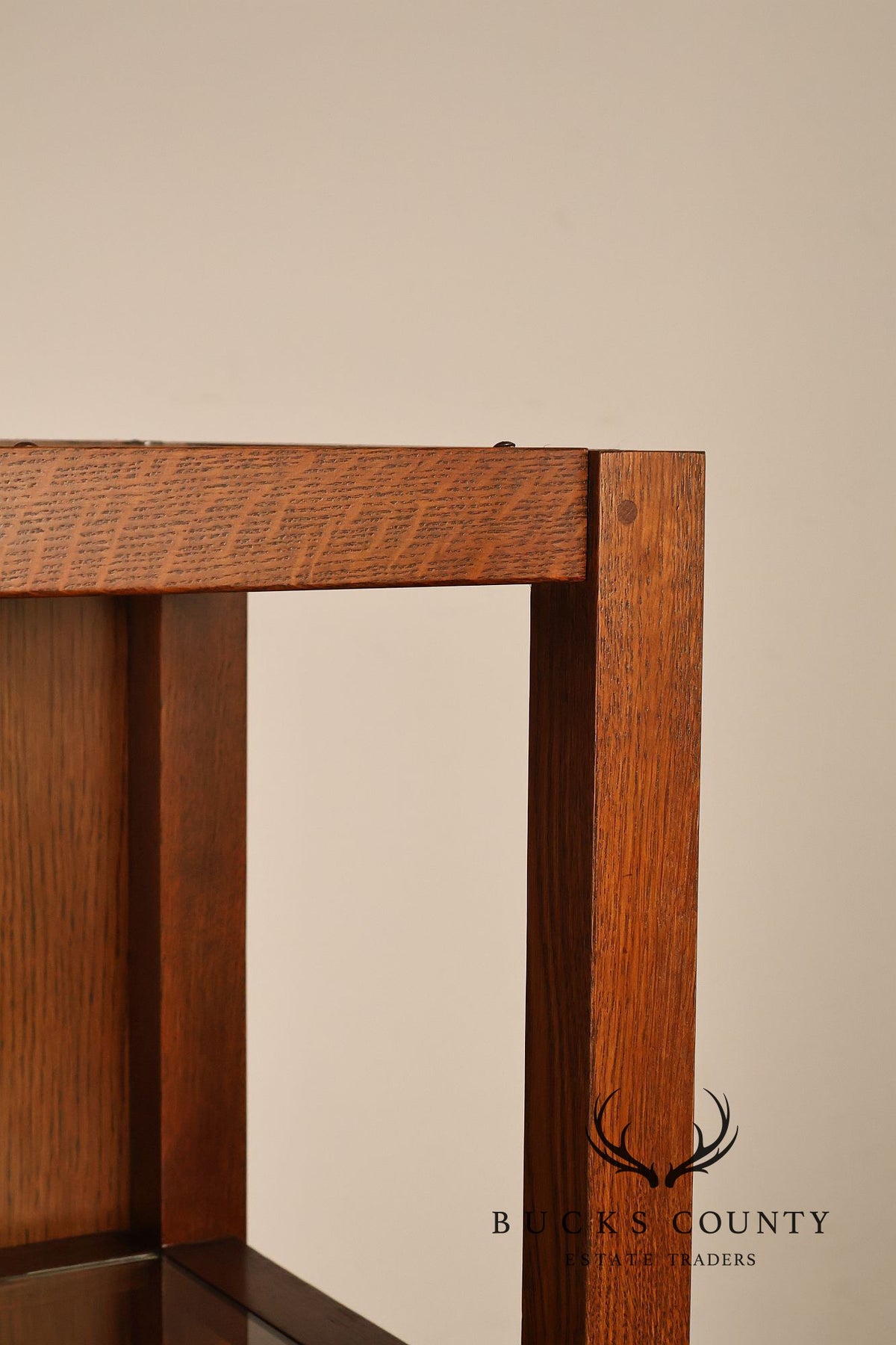 Stickley Surrey Hills Pair of Oak Bookcases