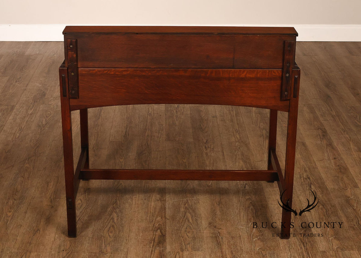 Limbert Antique Arts & Crafts Oak Writing Desk #492 1/4