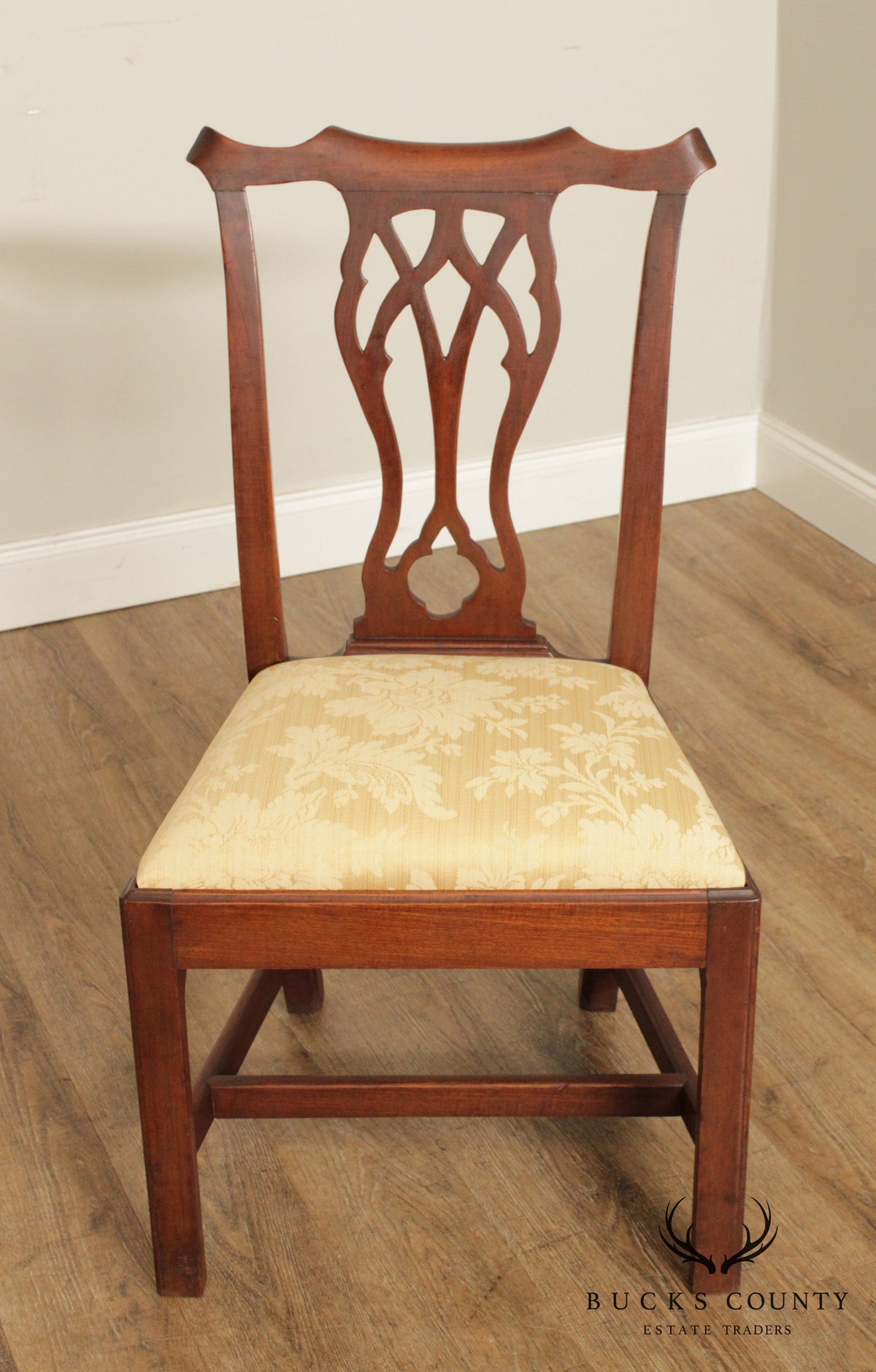 Antique Chippendale Style Cherry Side Chair