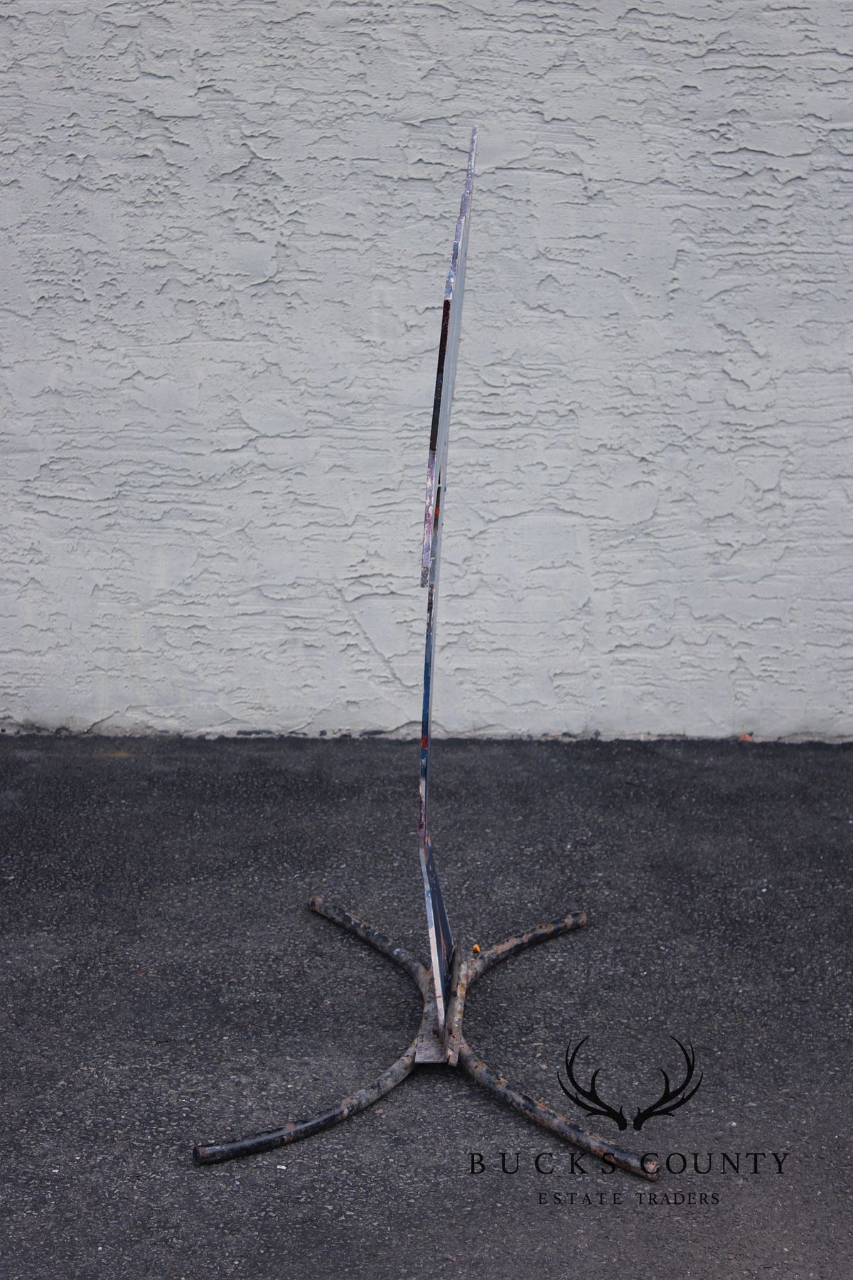 Raymond Rocklin Painted Metal Abstract Sculpture