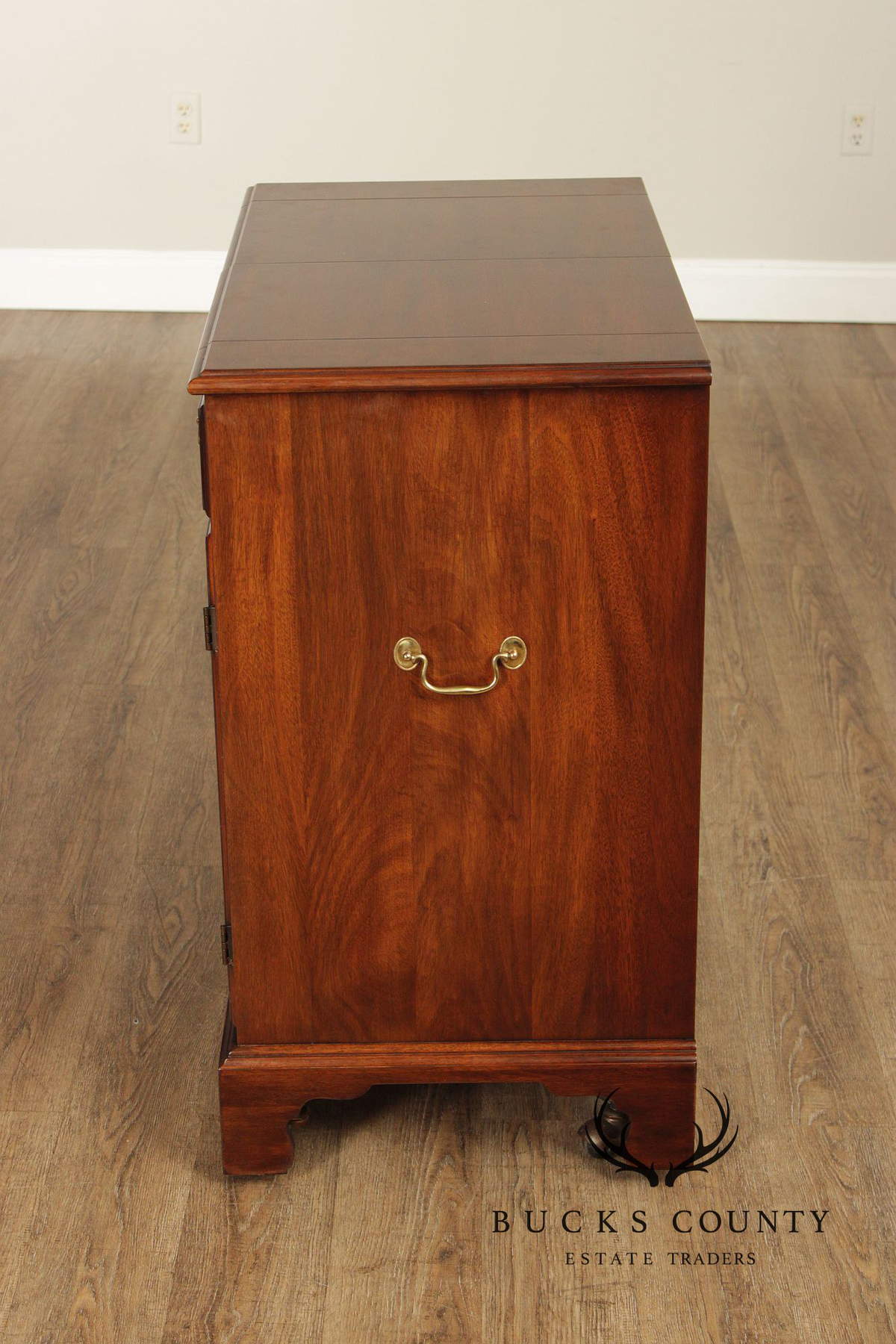 Henkel Harris Georgian Style Mahogany Flip Top Server