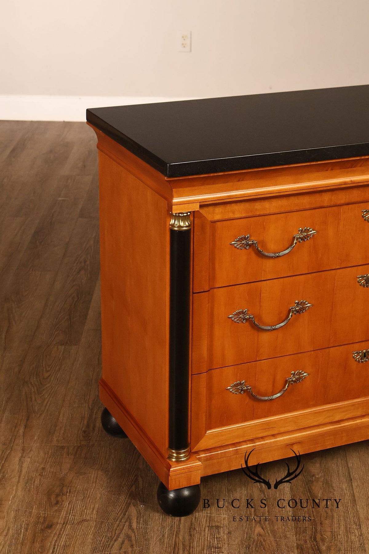 Thomasville Grand Classics Empire Style Maple Three Drawer Dresser