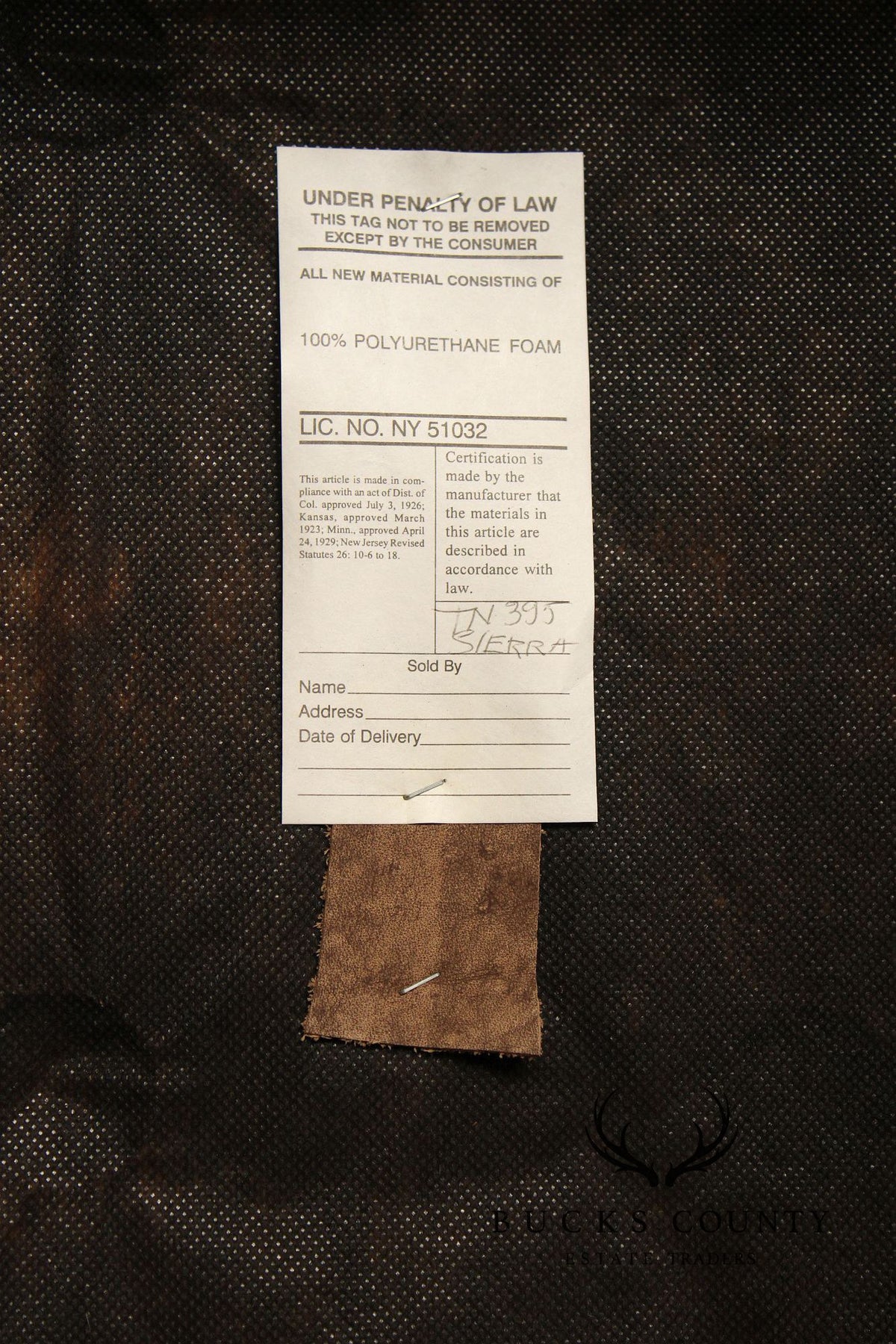 Stickley Mission Collection Oak and Leather Footstool