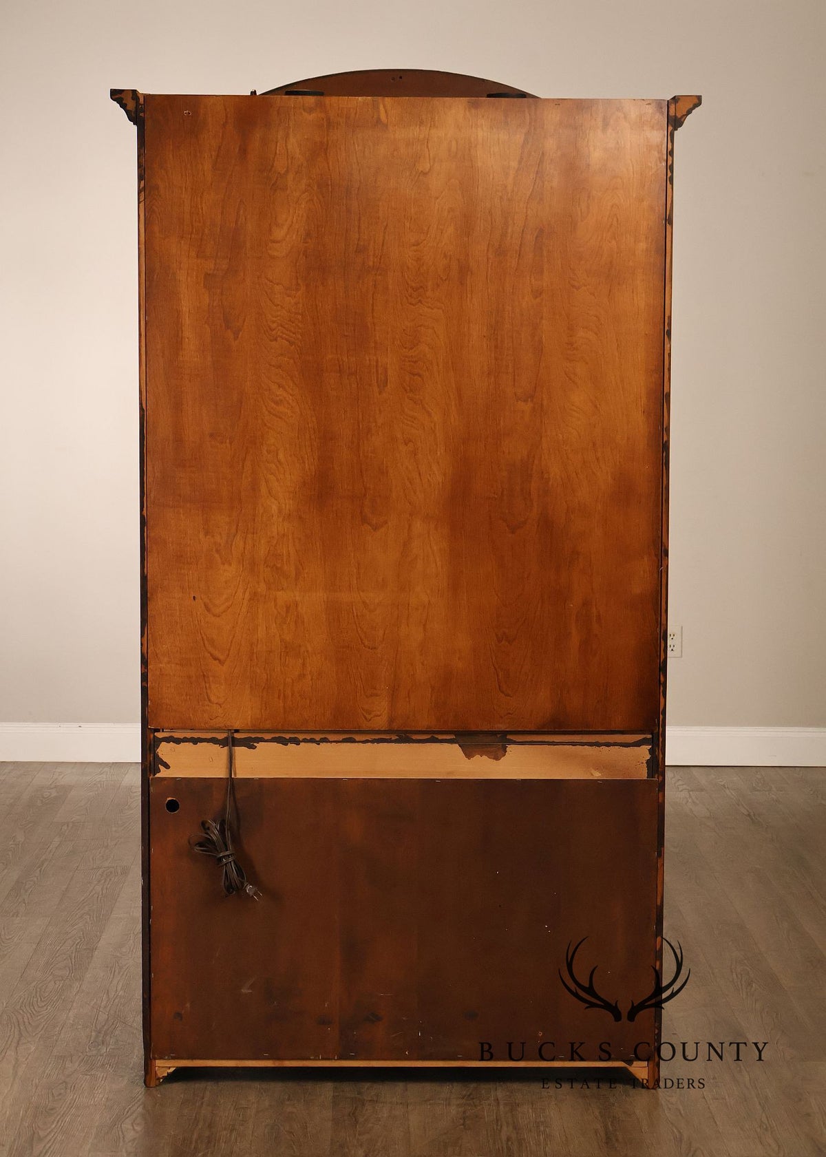 Harden French Louis XV Style Cherry Armoire Bar Cabinet