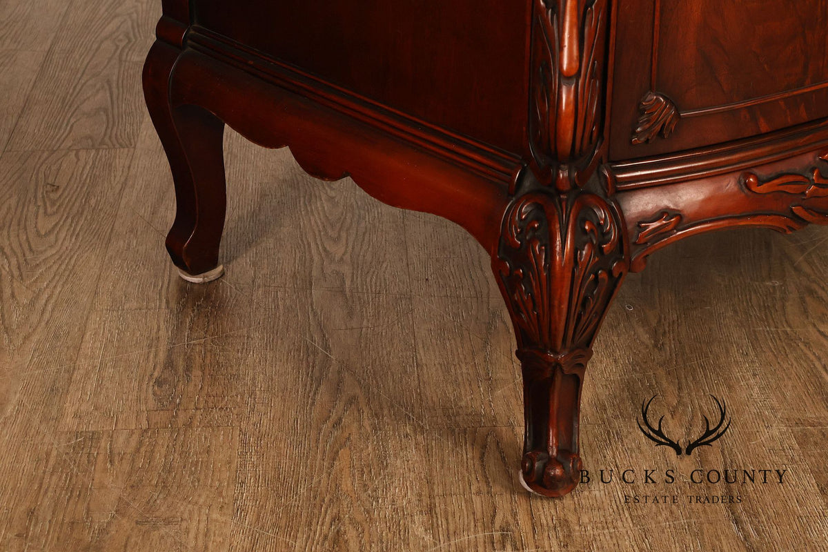 Vintage 1940s Victorian Mahogany Chest of Drawers