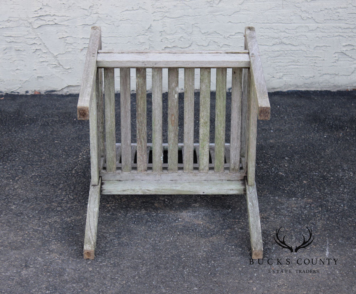 Gloster Teak Outdoor Dining Table With Six Chairs