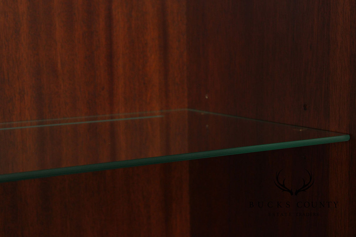 Henkel Harris Chippendale Style Mahogany Breakfront