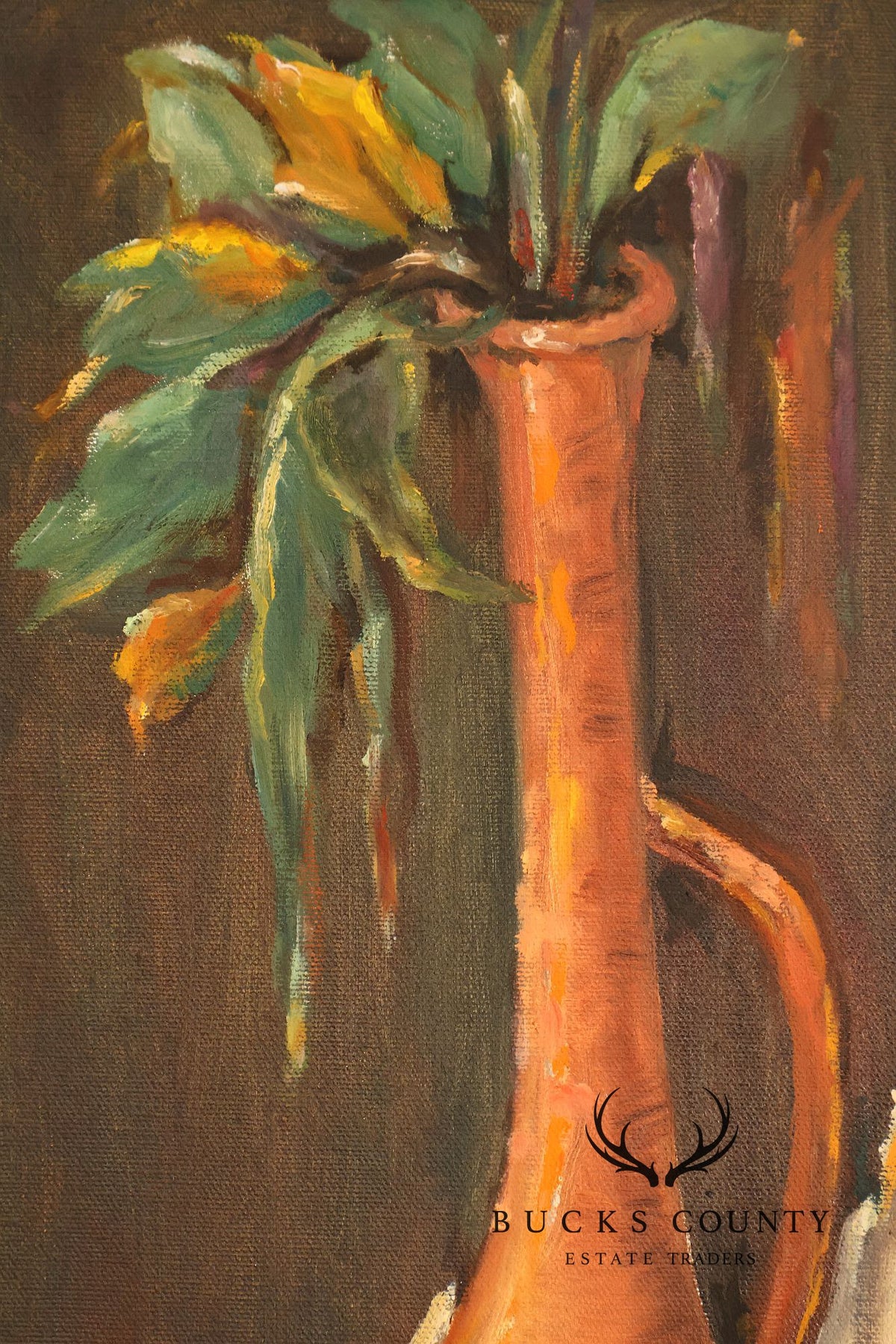 Artist Signed Mid Century Still-Life of Fruit