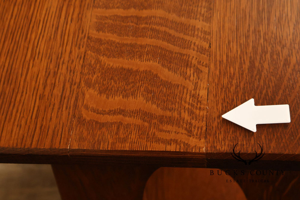 Arts And Crafts Mission Oak Tabouret