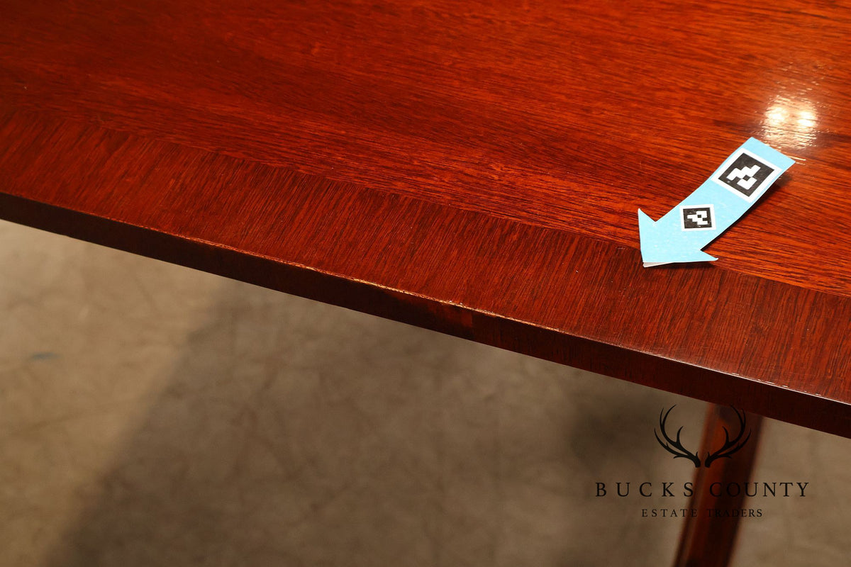 Federal Style Mahogany Double Pedestal Dining Table