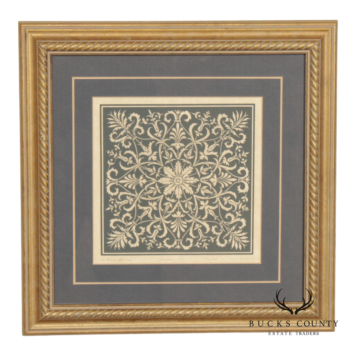 Allen Bjorkman Italian Inlay Design Framed Print
