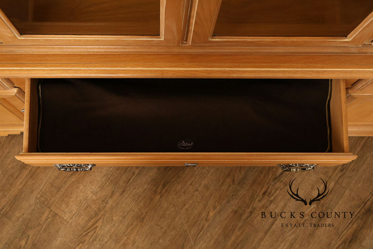 Hespeler Furniture Light Oak Illuminated China Cabinet