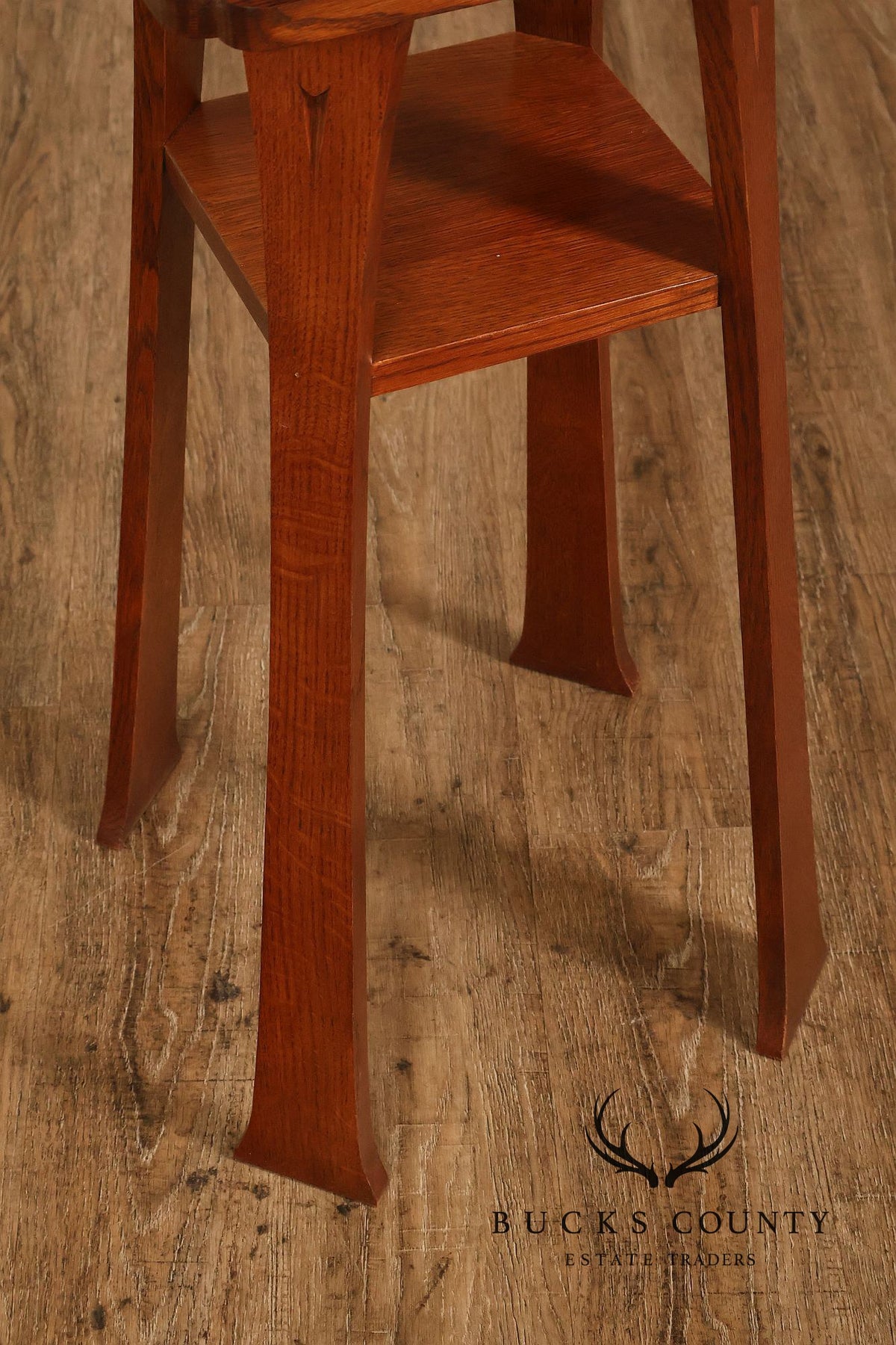 Stickley Mission Collection Tom Jones Oak Drink Stand